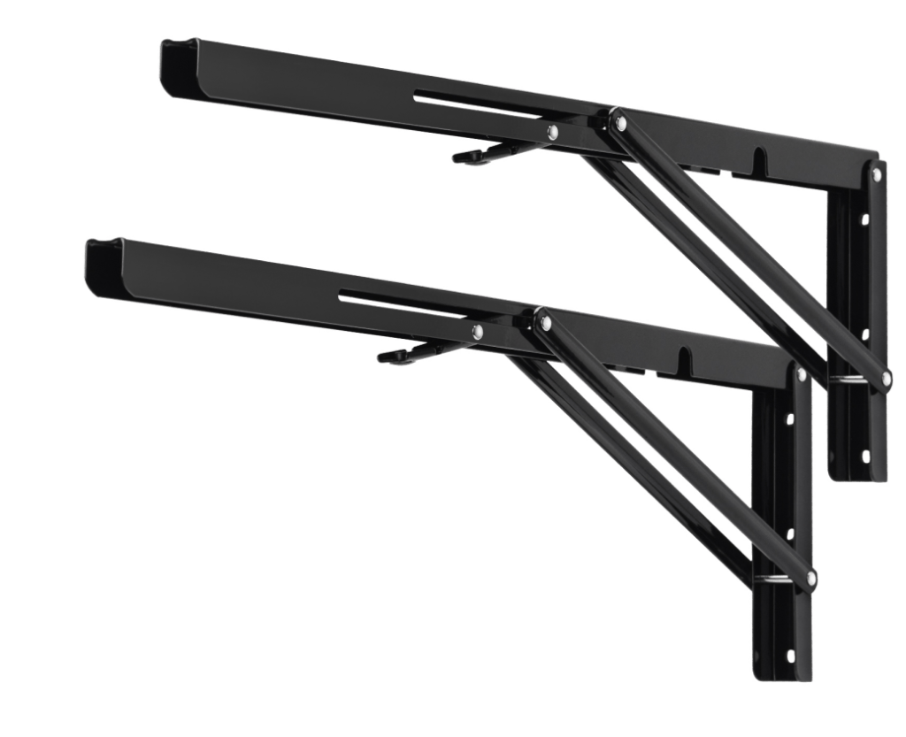 BLACK ECOAT FOLD DOWN BRACKET - Aussie Brackets